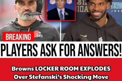 Kevin Stefanski’s Stunning Decision to Bench Shadur Sanders Sparks TOTAL MELTDOWN Inside Browns Locker Room—Divided Players, Explosive Social Media Backlash, and Rumors of MUTINY Threaten to Tear Cleveland’s Franchise Apart Before the Rookie Even Plays a Single NFL Snap!