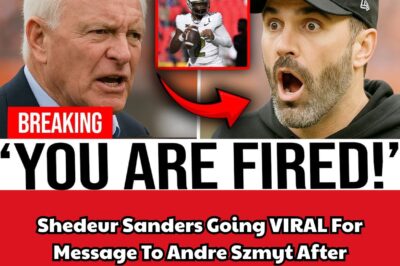 From “Too Flashy” Draft Doubts to Viral Leadership Legend: Shedeur Sanders Silences Every Critic With One Jaw-Dropping Act of Empathy Toward Andre Szmyt That Exploded Online, Ignited the Locker Room, and Put the Browns’ Coaching Staff Under the Harshest Spotlight Yet—Is Cleveland Really Dumb Enough to Keep This Kind of Franchise Quarterback Sitting on the Bench?