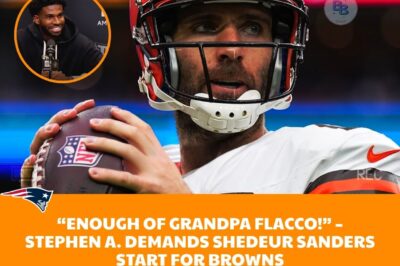 “Stephen A. Smith EXPLODES on Browns: Calls Joe Flacco a Washed-Up Dinosaur, DEMANDS Shedeur Sanders Start NOW Before Cleveland Fans Burn the Stadium Down in Outrage Over Another Season of Stale, Slow, Embarrassing Football Led by a Grandpa QB Who Moves Like Dial-Up Internet!”
