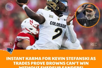 INSTANT KARMA EXPLODES on Kevin Stefanski as the Cleveland Browns Humiliate Themselves by Benching Shedeur Sanders for Washed-Up Joe Flacco — Fans Chant, Media Roasts, Rival Teams Circle Like Sharks, and Now Cleveland Faces the Most Embarrassing Quarterback Disaster in NFL History That Could Destroy the Season Before It Even Starts!