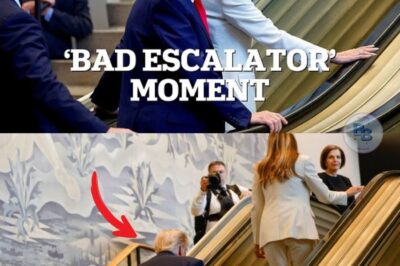 Fox News host claims Trump was ‘vulnerable’ in chilling escalator scandal warning Fox News host Maria Bartiromo applauded Melania Trump when the escalator failed but expressed concern for President Donald Trump and how ‘vulnerable he was’