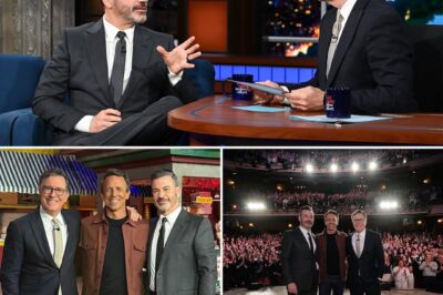 Jimmy Kimmel’s Surprise Appearance with Colbert and Meyers Unveils a Secret “Long-Term Plan”