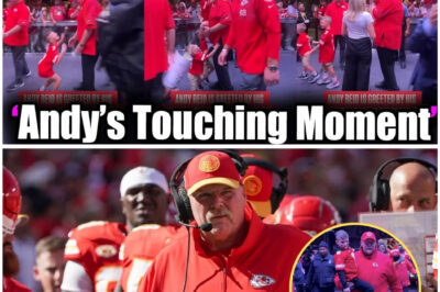 BREAKING! Andy Reid gets emotional GREETING from his grandchildren after Chiefs’ win over Ravens