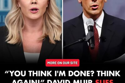 $50 Million Legal Showdown: David Muir Files Defamation Lawsuit After Karoline Leavitt’s Live On-Air Ambush