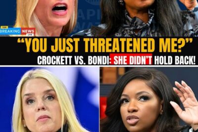 “Right Versus Wrong”: Jasmine Crockett Ignites Congressional Firestorm, Torching Attorney General Bondi for Alleged “Threat”