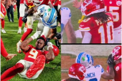 Slo-Mo Video Emerges of Fight at End of Chiefs-Lions Game on Sunday (WATCH)..