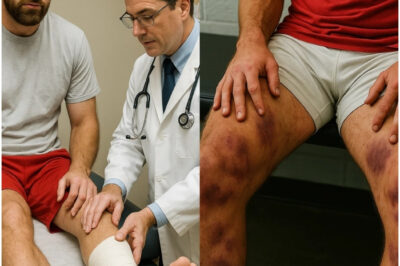 Travis Kelce just posted a photo of bruised legs after a game with the caption “pay the price.” Fans immediately circulated it, detailing from on-field collisions to training loads. Some praised the rawness, others questioned if he’s overdoing it. In a world that demands only highlight reels, Kelce now dares to show the grit few want to see.”