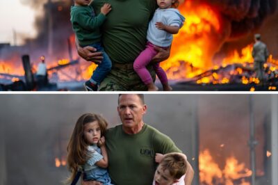 The Blind Veteran Who Ran Into a Burning House — And the 20-Year Secret That Let Him Find the Children in the Smoke The fire tore through Willow Creek before midnight. Flames swallowed a two-story home while sirens wailed and neighbors screamed that two children were still inside. That’s when Frank Dalton, a blind veteran, dropped his cane and walked straight into the blaze. No hesitation. No fear. Firefighters shouted for him to stop, but he moved through the smoke like he knew the way — ducking, turning, avoiding falling beams with impossible precision. Minutes later, he stumbled out, both kids in his arms, alive. The crowd cheered. The medics asked how he found them. Frank only smiled. “I listened.” But when they pulled his burned jacket aside, a metallic glint caught the firelight — a hidden device pressed against his chest, stamped with a military insignia long erased from the record. And that was when they realized — Frank Dalton wasn’t just a blind veteran. He was something else entirely…