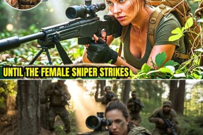“Mayday! Mayday!” — The SEALs Were Trapped Until One Sniper Broke Radio Silence!!! The radio crackled with panic as Chief Walsh’s voice broke through the static. “This is Team Two. We’re pinned by enemy sniper—one critical. Need immediate extraction.” Their location: two thousand three hundred meters out, across rain that fell like sheets of glass. Petty Officer Second Class Natasha Vulov lay prone on a ridge the SEALs didn’t even know existed. The storm had grounded all air support. Comms were fragmenting. Nobody at the tactical operations center believed a shot was possible in weather like this. But Vulov had learned to shoot in the Alaskan storms that killed most people just for stepping outside. Tonight, she was about to become the guardian angel these operators never knew they had.