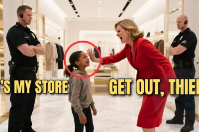 White luxury boutique manager humiliates and slaps 9-year-old Black girl — seconds later, she’s shocked to discover the child’s billionaire father owns everything!