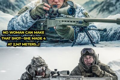 Whispers Spread: “Targets at 3,000 Meters” — Then She Emerged From the Fog With a Rifle No One Dared Doubt. “No woman can make that shot.” Those had been Lieutenant Morrison’s words—flat, dismissive—when Chief Petty Officer Sable Winters offered to engage. The spotters had already called for air support. They didn’t believe her. Now she lay prone in the Afghan mountain fog, her McMillan TAC-50 pressed against her shoulder, the rifle’s long barrel extending like an accusation toward the gray horizon. Two thousand, two hundred meters away—Taliban fighters were setting up mortars. A distance where physics itself began to argue against success. But Sable’s blood carried its own mathematics. Her grandfather’s Silver Star citation had described a shot like this—an impossible bullet in Vietnam that had saved thirty Marines. Thirty men. One shot. A legacy. She adjusted her scope’s parallax, the faint morning mist swallowing the Hindu Kush below. She’d been in position for fourteen hours, motionless, patient, calculating. At thirty-one, she was the designated marksman for SEAL Team Four—a title that carried both respect and quiet disbelief from those who thought a woman couldn’t own that role. The team below was pinned. Twelve operators. No clear escape. Taliban mortars were almost ready to open fire. Sable exhaled, steady. She’d been here before—just not under this flag, not under this pressure. She could still hear her grandfather’s voice whispering from the Wyoming wind: “Shooting is…..”