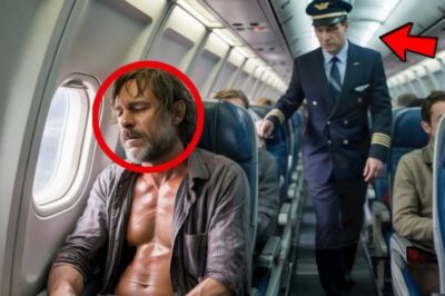 A homeless man slept on the plane – until the terrified captain asked, “Is there a fighter pilot on board?”