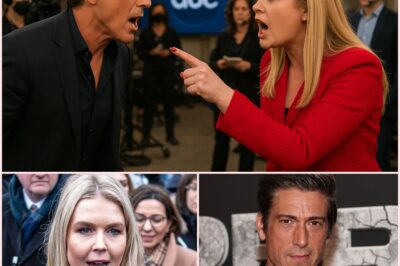 O.L.D MAN, G.E.T O.U.T O.F ABC! — KAROLINE’S OUTBURST BACKFIRES AS DAVID MUIR RESPONDS WITH JUST 12 WORDS THAT LEAVE HER SPEECHLESS…