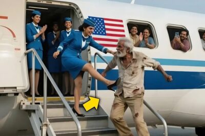 AN OLD MAN PREVENTED FROM BOARDING THE PLANE — THE NEXT MOMENT, EVERYONE SHAKES!