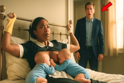 A millionaire suddenly returns to find his maid tied up with her twins… and the shocking ending…