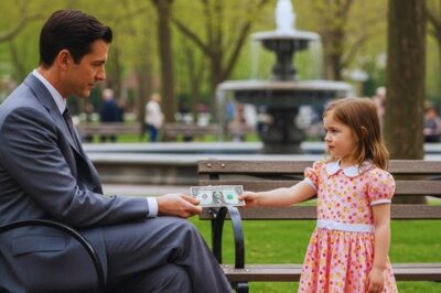 “Here’s fifty dollars… I just need a dad for one day,” whispered the little girl — and the lonely millionaire CEO froze in place.