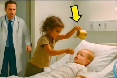 The millionaire’s son was dying; doctors had given up. But a poor girl broke into the room, poured “holy water” on him — and what the heart monitor did next shocked everyone.