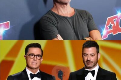 Jimmy Kimmel Ignites the Controversy No One Dared Touch — and Stephen Colbert Joins the Blaze! But It’s Simon Cowell Who Really Poured Gasoline on the Fire! The TV Kingmaker Who Revolutionized Global Television with ‘American Idol’ and ‘The X Factor’ is Back with a Vengeance!