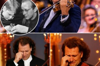 “I never got to say it… but I loved you, Father.” With those quiet, quivering words, André Rieu emerged into the spotlight—not just as the King of Waltz, but as a grieving son laying bare his heart. The concert in Maastricht, set just days after his father’s passing, became a stage not for grandeur but for mourning, remembrance, and love long left unspoken. As he raised his violin to perform Schubert’s Ave Maria, the silence in the hall deepened—every note pouring out like a tear he had carried for years. Though their relationship had been strained, that night Rieu played with the tenderness of a son who still longed for his father’s pride. It was not merely music—it was reconciliation in melody, a final goodbye wrapped in aching beauty.