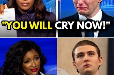 “Should I Tell Them What’s Really on Those Files?” — Jasmine Crockett’s Explosive Live TV Confrontation Leaves Barron Trump Speechless