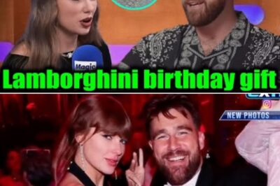 Travis Kelce’s Shocked Reaction to Taylor Swift’s Birthday Gift: A Lamborghini and a Moment of Pure Love