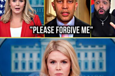 “Out of Control” vs. “Catering to Chaos”: Inside the Hakeem Jeffries–Karoline Leavitt Meltdown and the Shutdown Blame Game