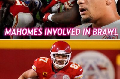 Patrick Mahomes Drawn Into Massive Brawl to End ‘Sunday Night Football’ Game