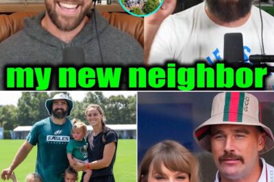 Jason Kelce Loses It as Travis Reveals He and Taylor Swift Bought a Mansion Just 10 Minutes Away