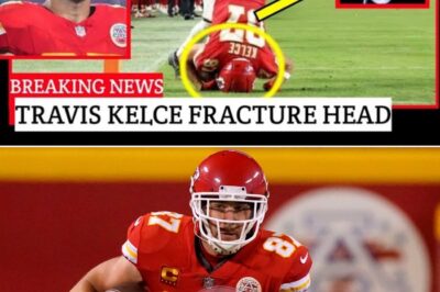 Silence Over Safety: Travis Kelce’s Brutal Head-First Fall Sparks Fiery Controversy Over Chiefs’ Disturbing Lack of Injury Protocol