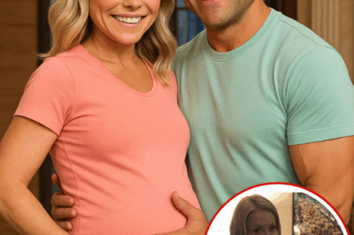 “We’re adding a new heartbeat to our family,” Kelly said softly.