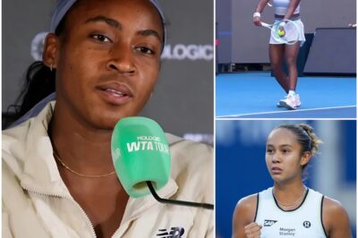 Beijing rocked under the Coco Gauff storm! The defending champion destroyed Leylah Fernandez 6-4, 7-5 in just over an hour, saving the only break point with a cold stare and playing some breathtaking tennis. And just when everyone thought the match was over, Leylah Fernandez stood up, looked Coco straight in the eye and told her eight words destined to go down in history – a message that stunned reporters, exploded on social media and left millions of fans breathless…