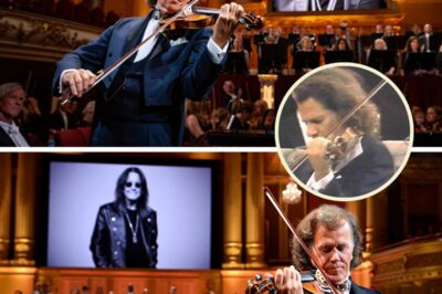 “A Violinist’s Tribute to the Prince of Darkness: André Rieu Honors Ozzy Osbourne in an Unforgettable Orchestral Performance — Fans in Tears as Two Music Worlds Collide on Stage in Vienna”