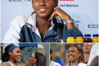 EMOTION: Coco Gauff touched the hearts of fans after saying: I failed – many times, a moment when I almost gave up but what made me stand up and say: ‘You can do it, Coco.’ I don’t just play for myself, but for my family, my fans. Immediately after, Coco’s mother ran over and hugged Coco, this action made viewers feel the deep connection and determination of a talented young athlete.