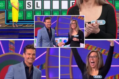 “I NEVER WIN ANYTHING!” she screamed — seconds before the wheel changed her life. In a jaw-dropping twist on Wheel of Fortune, a humble school lunch lady who almost gave up was given a rare second chance — and spun her way straight into a brand-new car. The audience erupted, Pat Sajak was left speechless, and even Vanna White wiped away tears. Fans are calling it “the miracle spin of the season,” a moment that turned everyday luck into pure destiny.