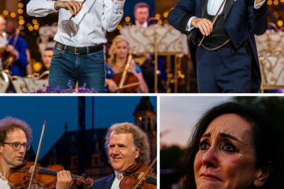 “This song is dedicated to the woman who gave me everything—music, family, soul,” Andre Rieu whispered as he looked out at the crowd, his eyes fixed on his wife, Marjorie. In a breathtaking surprise, he invited his son Marc on stage for an affectionate duet. The pair, hand in hand, performed a moving rendition of “La Vie En Rose,” dedicated to the woman who had always been their guiding light. As the notes played, Marjorie wiped away tears, deeply moved by the tribute made of love, memory, and melody. The audience sat in stunned silence, witnessing not just a performance—but a living love letter. And when Marjorie finally stood up to hug them, the applause was thunderous, but the emotion was quiet and profound.