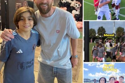 Messi did this special thing at Miami Academy on Thiago Messi’s birthday.video
