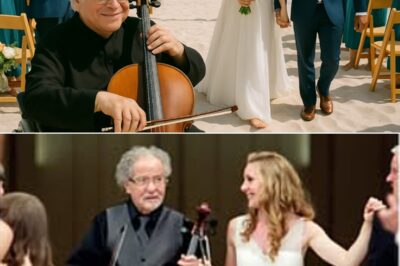 He Played the Cello — and She Broke Down in Tears”: Violin Legend Itzhak Perlman’s Private Surprise at His Daughter’s Wedding Will Break Your Heart (and Then Heal It). The world’s greatest violinist sat quietly, holding a cello — an instrument he rarely touches. But for his daughter Navah, he played. And as the first trembling notes rang out, she clutched his hand, weeping like a little girl with her very first piano. Guests fell silent. This wasn’t music — this was bloodline turned into melody. And the groom? A mysterious, Emmy-nominated composer, whom Navah calls the “singing soul” of her life.