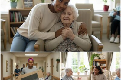 Tennis champion Coco Gauff melted the hearts of millions of Americans when she unexpectedly appeared at a small nursing home in Florida, holding new televisions and hugging lonely elderly residents. With sincere eyes, she said: “Old people are our roots; they teach us to love and be resilient.” But the moment the whole room fell silent was when an elderly woman gave Coco Gauff a hand-embroidered handkerchief, a simple but extremely touching gift. What happened next sent the US online community into a frenzy…