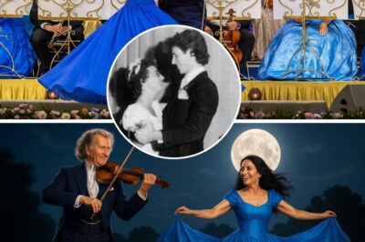 A Waltz to Remember: When André Rieu and His Wife Turned an Unfinished Dream Into a Global Moment. It began with a soft moonlit melody and ended with millions holding their breath—André Rieu and his wife Marjorie stepped into the spotlight to complete a dance left unfinished since their university days. On a majestic stage glowing with candles and flowers, the world watched as the couple waltzed hand in hand, carrying decades of devotion in every graceful step. More than 30,000 attendees rose to their feet, while over 82 million viewers online shared in the moment that redefined eternal love. As André set down his violin to join his wife in dance, time seemed to pause, allowing the world to witness not just music, but a miracle. Beneath the stage, countless people lit candles, their flames flickering in rhythm with the music—each one a prayer, a memory, a shared heartbeat. The unfinished waltz of two young lovers was finally fulfilled, and in doing so, it touched the soul of humanity.