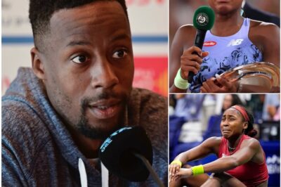 “Gaël Monfils finally breaks the silence: “Because we are black, right? I understand Coco Gauff’s pain — we share the same skin color, even if we don’t have the same voice!” – The French tennis player shocks the tennis world by openly denouncing the racism present in Grand Slam tournaments and promises to stand alongside Coco Gauff in her fight for justice, dignity and respect for all black athletes around the world.