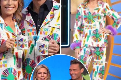 “I couldn’t believe my eyes!” – Ryan Seacrest & Vanna White turned Wheel of Fortune into the wildest pajama party in television history! Viewers were stunned when the two star hosts showed up in fancy pajamas, turning the otherwise serious stage into a “fun sleepover” that blew up social media within minutes of airing!