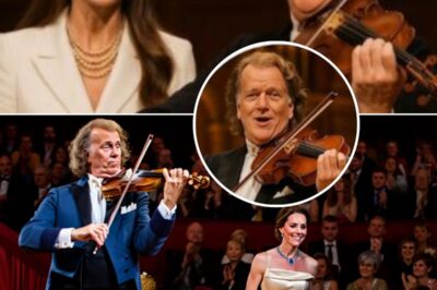 “A Royal Waltz for the Ages: Princess Catherine’s Ivory Descent and Sapphire Tribute Transform André Rieu’s Second Waltz at the Prince’s Trust 50th Anniversary Into a Spellbinding Fusion of Grace, Grief, and Grandeur”