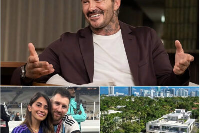 Beckham Pulls Out All the Stops: Luxury Home Gifted to Messi Amid Stay Rumors! . David Beckham has shocked American media by gifting a luxurious mansion to Lionel Messi and his family in hopes of convincing him to stay at Inter Miami. Messi’s wife, Antonela, has officially confirmed the stunning gesture!