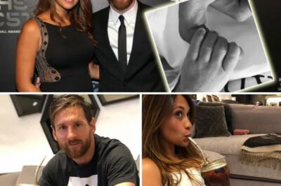 😍 Lionel Messi shares a heartwarming moment with his pregnant wife — and fans are OBSESSED. Is this the most wholesome football photo of the year? 💚🍼💫