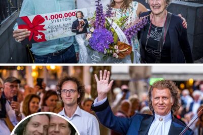 André Rieu proudly celebrates a major milestone as yesterday his son Pierre welcomed the 1 millionth visitor on the Vrijthof, marking a truly unforgettable moment in their family legacy. This achievement is not only a testament to years of dedication and passion but also a heartfelt celebration for fans who have supported them along the way. For André, Pierre, and their audience, it’s a moment filled with emotion, pride, and inspiration that will be remembered for years to come.