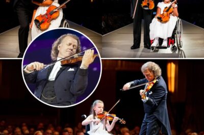 André Rieu Stuns the World by Inviting a Disabled Young Girl to Perform a Violin Duet at Vrijthof, Creating a Heart-Stopping Moment That Leaves the Entire Audience in Tears, and Proving Once Again That Music Has the Power to Inspire, Unite, and Transform Lives Forever.