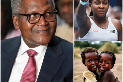 BREAKING NEWS: Billionaire Aliko Dangote, Africa’s richest man, shocked the world when he invited young tennis star Coco Gauff to participate in a world-class charity event: the African Children’s Charity Run. With a total prize pool of up to 10 million dollars, all proceeds will be used to build schools and hospitals for poor children in sub-Saharan Africa. “Coco is a symbol of resilience, and I believe her presence will help our mission be known to the world,” Dangote shared. The invitation caused a stir on social media, with millions of people calling for Coco to participate. But no one could have expected Coco’s reaction to bring the whole world to tears.