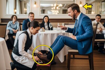 Billionaire Orders Waitress to Clean His Shoes—What She Does Next Leaves Him Stunned!