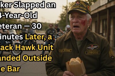 Biker Shoved an 84-Year-Old Veteran — 30 Minutes Later, a Black Hawk Unit Landed Outside the Bar