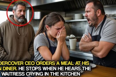Undercover CEO Orders a Meal at His Diner. He Stops When He Hears the Waitress Crying in the Kitchen